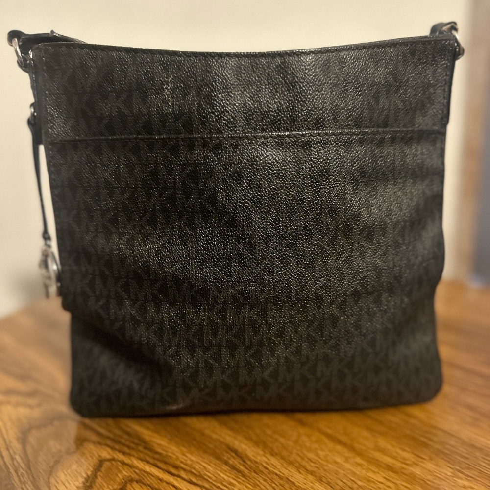Michael Kors Charcoal Shoulder Bag - Picture 3 of 6